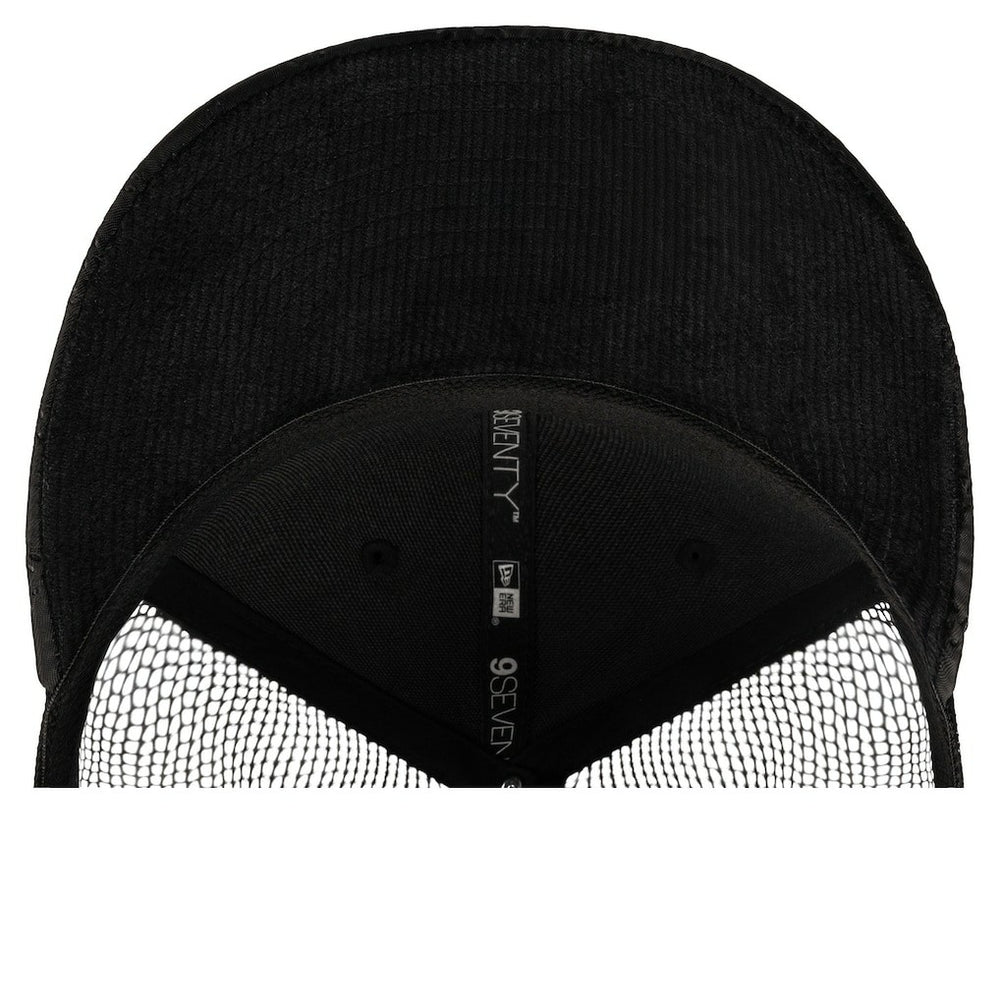 Boston Celtics Quilted 9SEVENTY Trucker Adjustable Hat Black