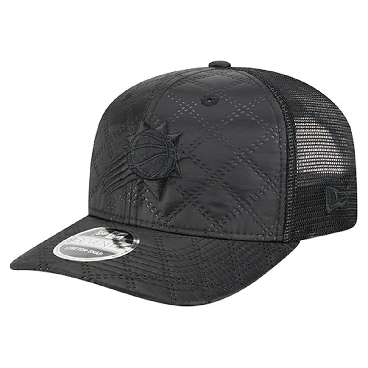 Phoenix Suns Quilted 9SEVENTY Trucker Adjustable Hat Black