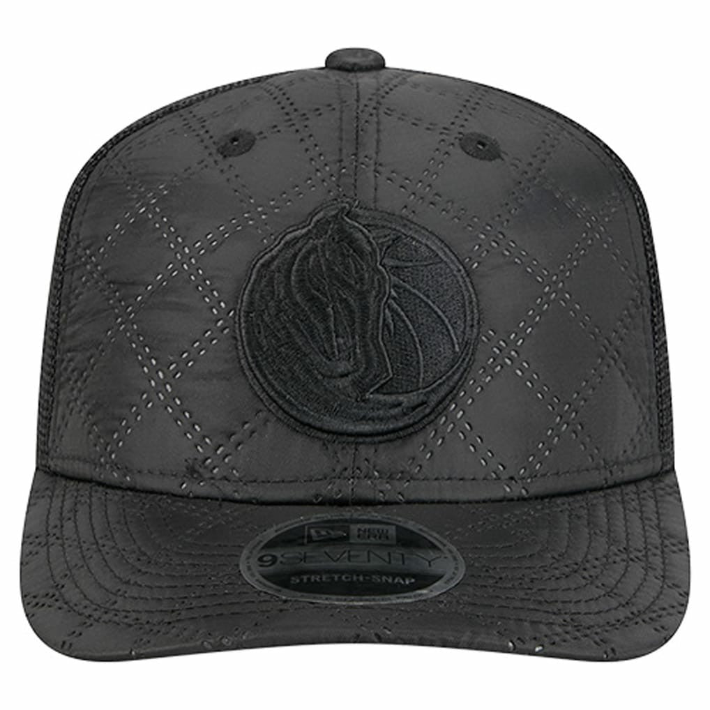 Dallas Mavericks Quilted 9SEVENTY Trucker Adjustable Hat Black