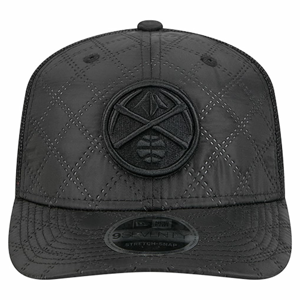Denver Nuggets Quilted 9SEVENTY Trucker Adjustable Hat Black