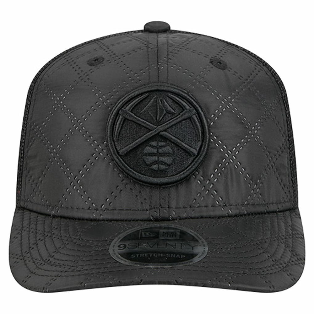Denver Nuggets Quilted 9SEVENTY Trucker Adjustable Hat Black