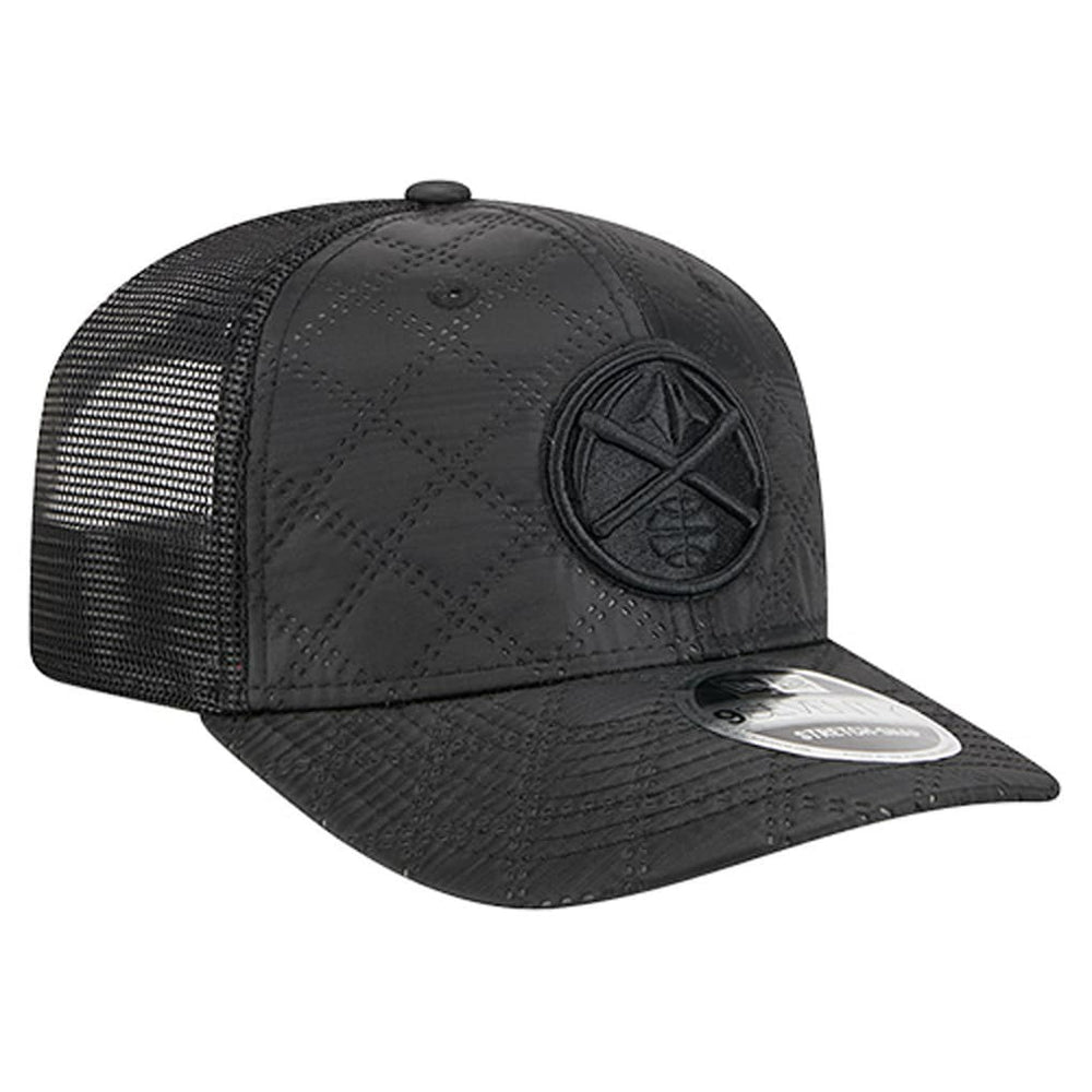 Denver Nuggets Quilted 9SEVENTY Trucker Adjustable Hat Black
