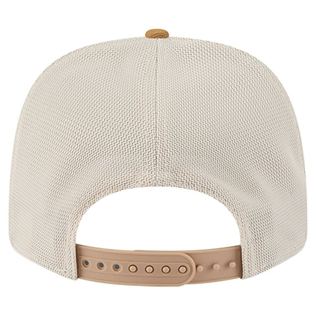 Boston Celtics Two-Tone 9SEVENTY Adjustable Trucker Hat Tan/Light Brown