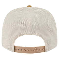 Boston Celtics Two-Tone 9SEVENTY Adjustable Trucker Hat Tan/Light Brown