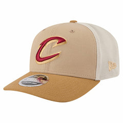 Cleveland Cavaliers Two-Tone 9SEVENTY Adjustable Trucker Hat Tan/Light Brown