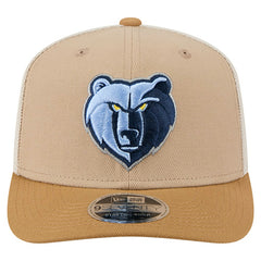 Memphis Grizzlies Two-Tone 9SEVENTY Adjustable Trucker Hat Tan/Light Brown