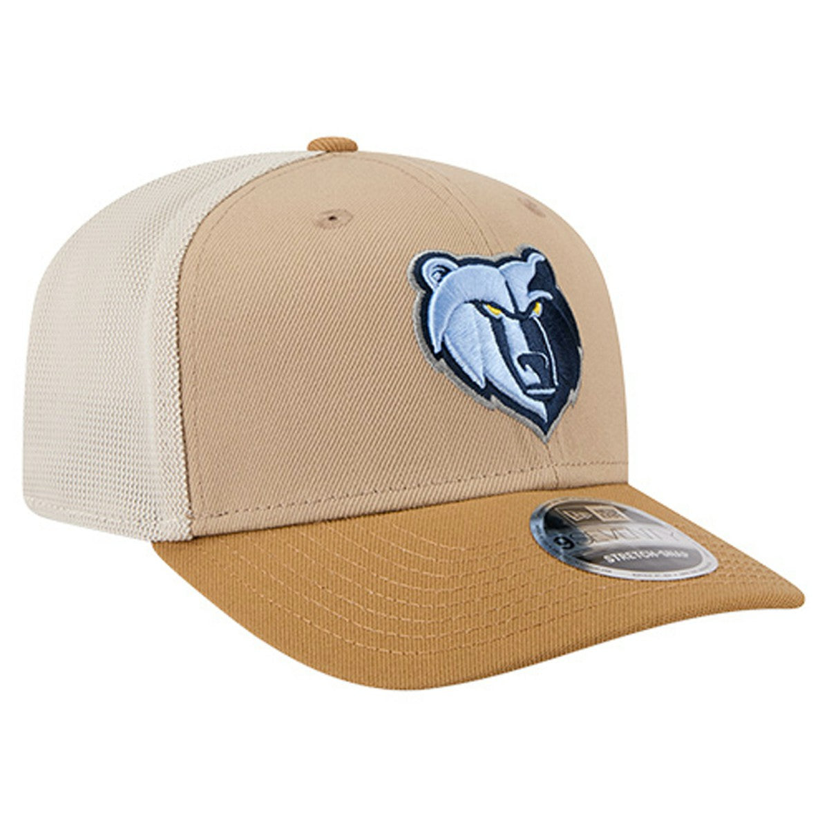 Memphis Grizzlies Two-Tone 9SEVENTY Adjustable Trucker Hat Tan/Light Brown