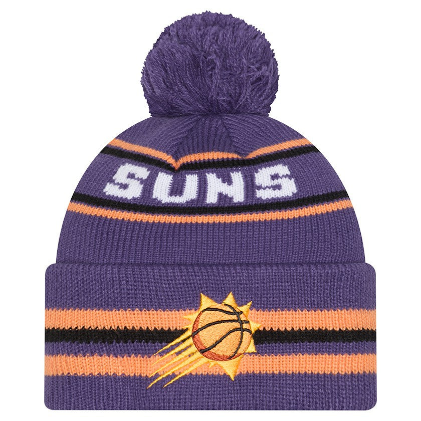 Phoenix Suns Classic Cuffed Knit Hat with Pom Purple