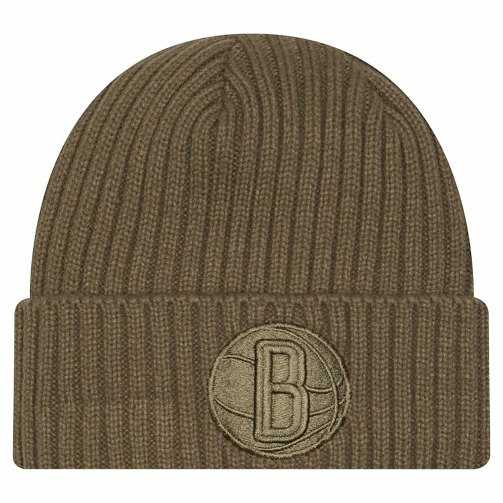 Brooklyn Nets Color Pack Cuffed Knit Hat Olive