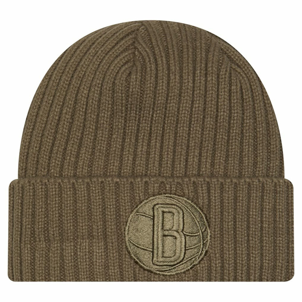 Brooklyn Nets Color Pack Cuffed Knit Hat Olive