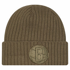 Brooklyn Nets Color Pack Cuffed Knit Hat Olive