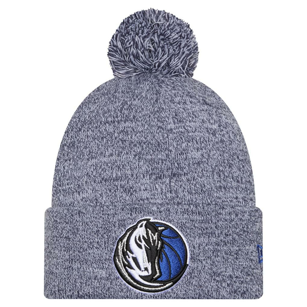 Dallas Mavericks Marled Cuffed Knit Hat with Pom Navy