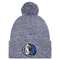 Dallas Mavericks Marled Cuffed Knit Hat with Pom Navy