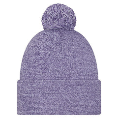 Phoenix Suns Marled Cuffed Knit Hat with Pom Purple