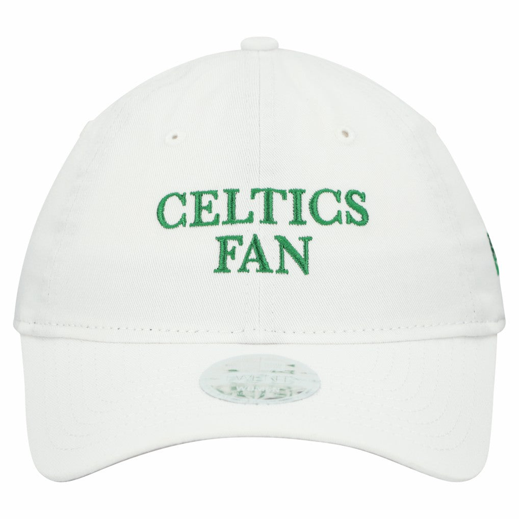 Boston Celtics Women's Team Fan 9TWENTY Adjustable Hat White