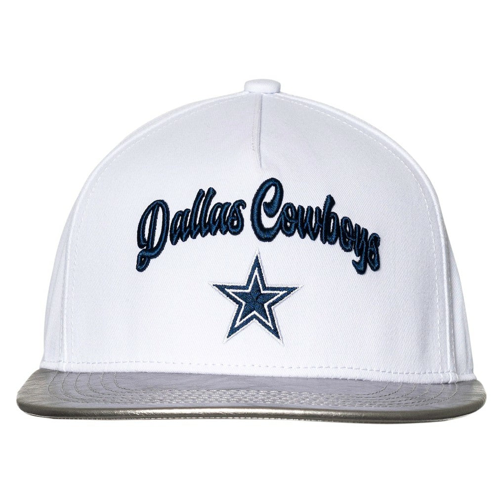 Dallas Cowboys The Wild Collective Women's Two-Tone Snapback Hat White/Silver