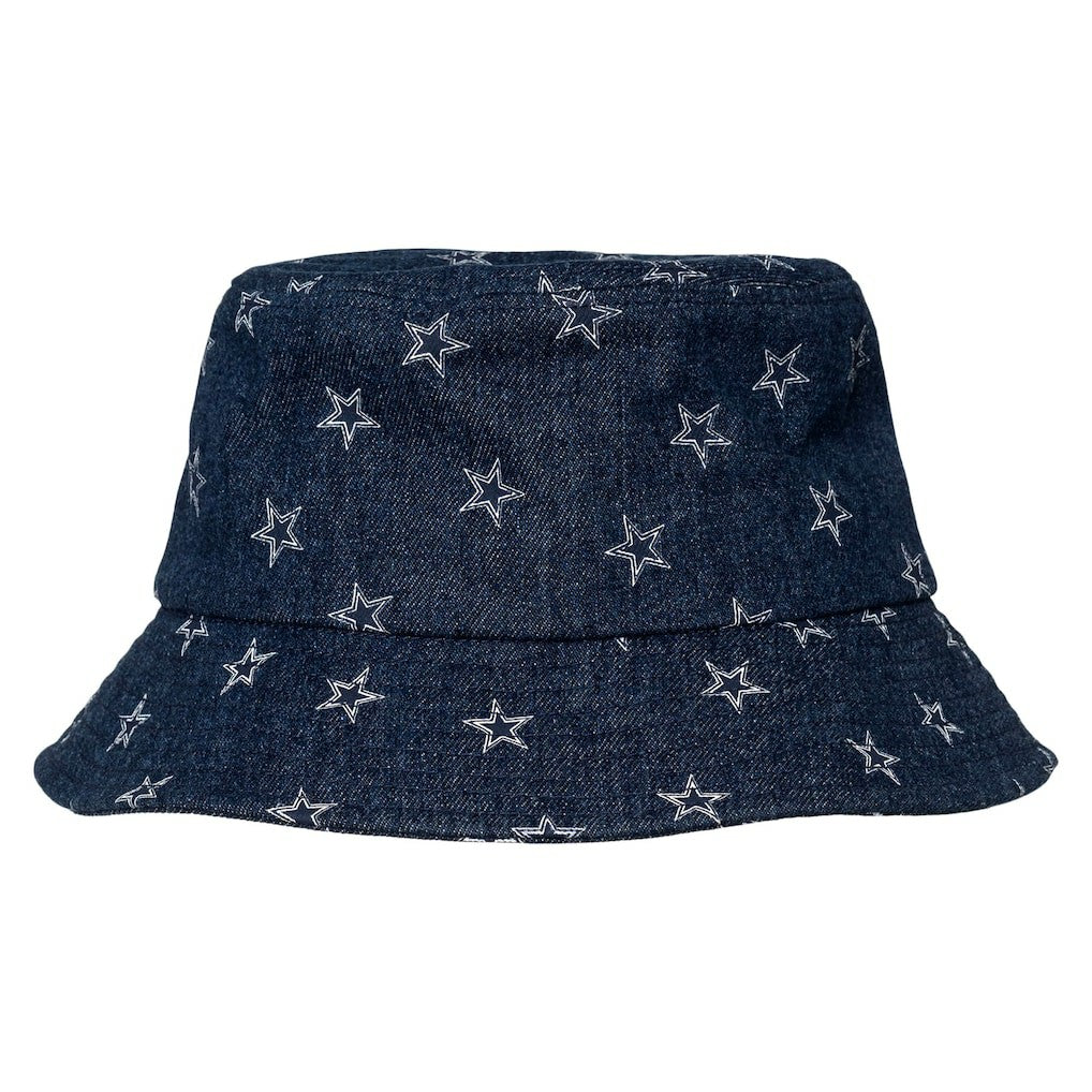 Dallas Cowboys The Wild Collective Women's Denim Bucket Hat Navy