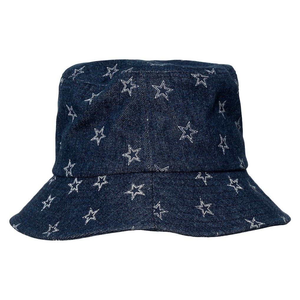Dallas Cowboys The Wild Collective Women's Denim Bucket Hat Navy