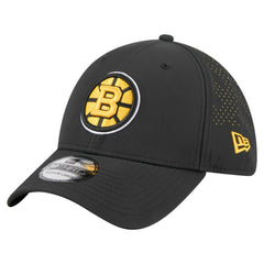 NHL Boston Bruins New Era Night 39THIRTY Flex Hat - Black