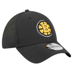 NHL Boston Bruins New Era Night 39THIRTY Flex Hat - Black