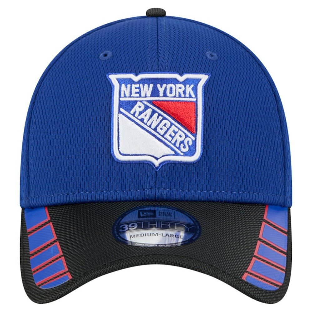 NHL New York Rangers New Era Visor Hit 39THIRTY Flex Hat - Blue