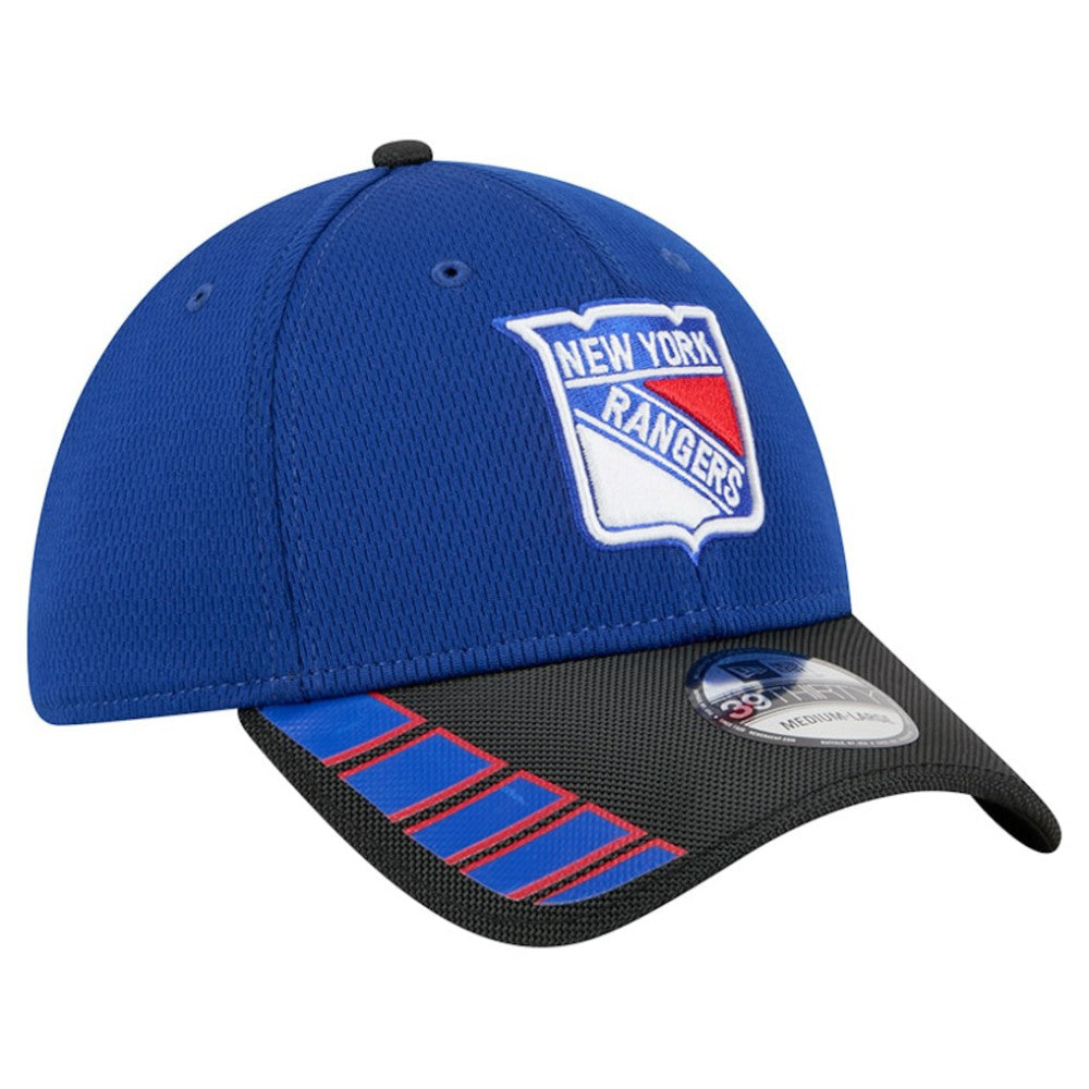 NHL New York Rangers New Era Visor Hit 39THIRTY Flex Hat - Blue
