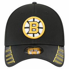 NHL Boston Bruins New Era Visor Hit 39THIRTY Flex Hat - Black