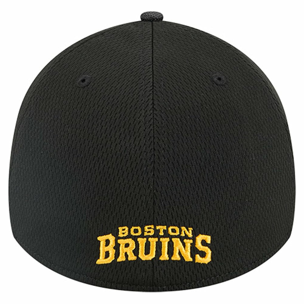 NHL Boston Bruins New Era Visor Hit 39THIRTY Flex Hat - Black