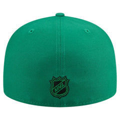 NHL Dallas Stars New Era Oversized Vintage Arch 59Fifty Fitted Hat - Kelly Green
