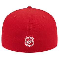 NHL Detroit Red Wings New Era Oversized Vintage Arch 59Fifty Fitted Hat - Red