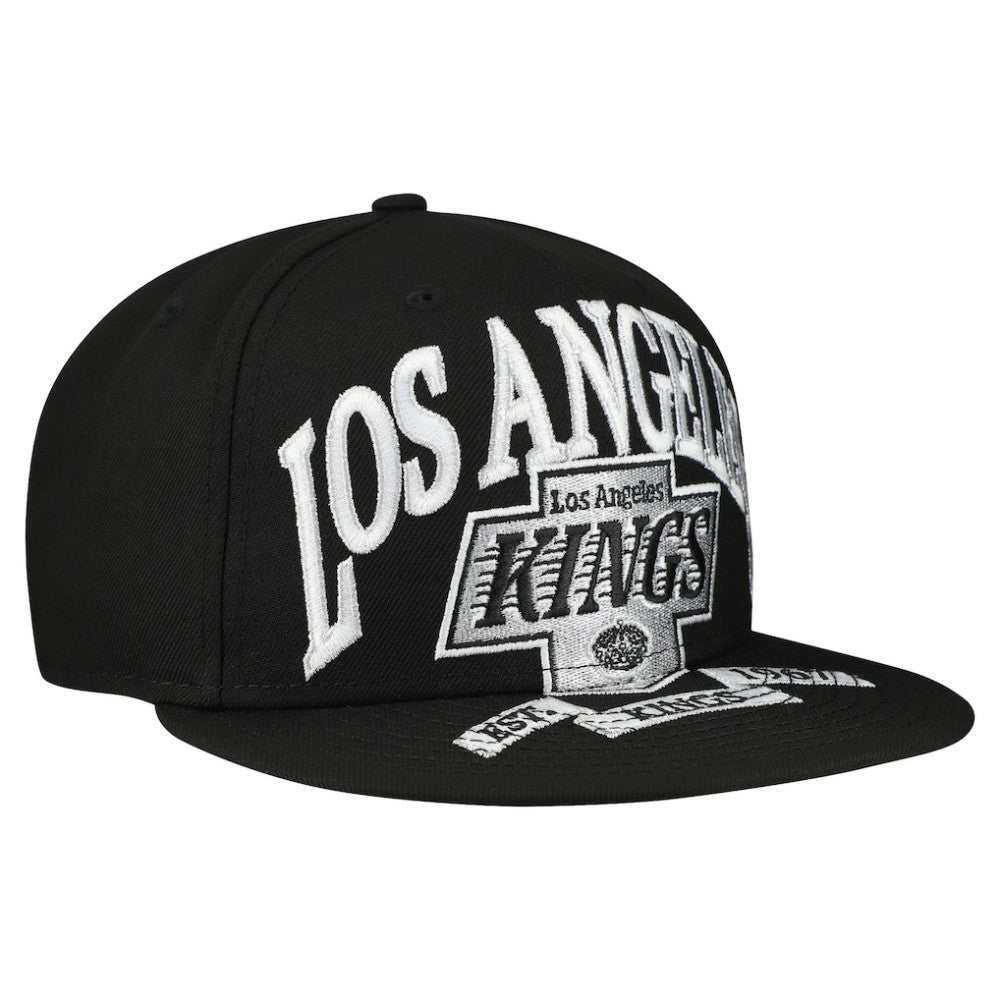 NHL Los Angeles Kings New Era Oversized Vintage Arch 59Fifty Fitted Hat - Black