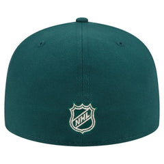 NHL Minnesota Wild New Era Oversized Vintage Arch 59Fifty Fitted Hat - Green