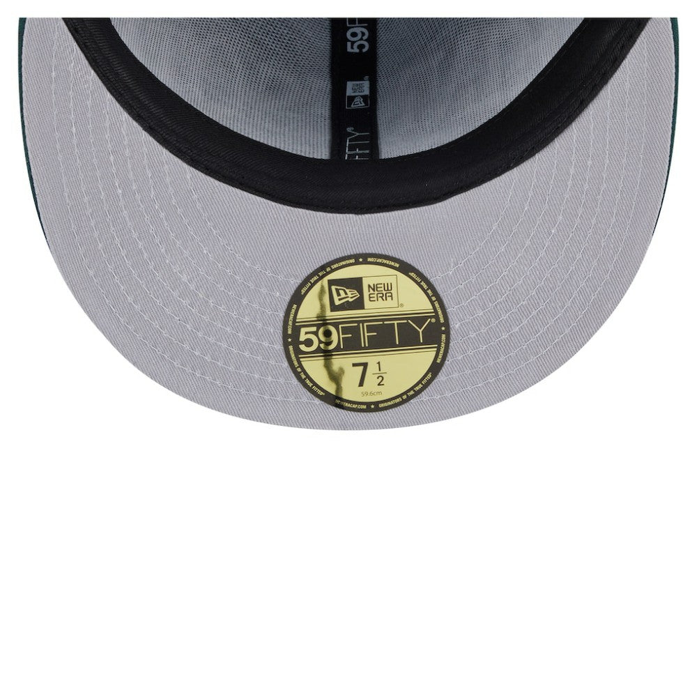 NHL Minnesota Wild New Era Oversized Vintage Arch 59Fifty Fitted Hat - Green