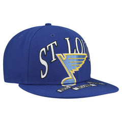 NHL St. Louis Blues New Era Oversized Vintage Arch 59Fifty Fitted Hat - Blue