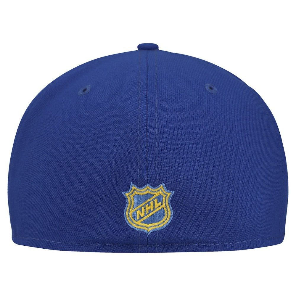 NHL St. Louis Blues New Era Oversized Vintage Arch 59Fifty Fitted Hat - Blue