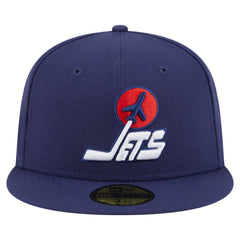 NHL Winnipeg Jets New Era Deceptor 59FIFTY Fitted Hat - Navy