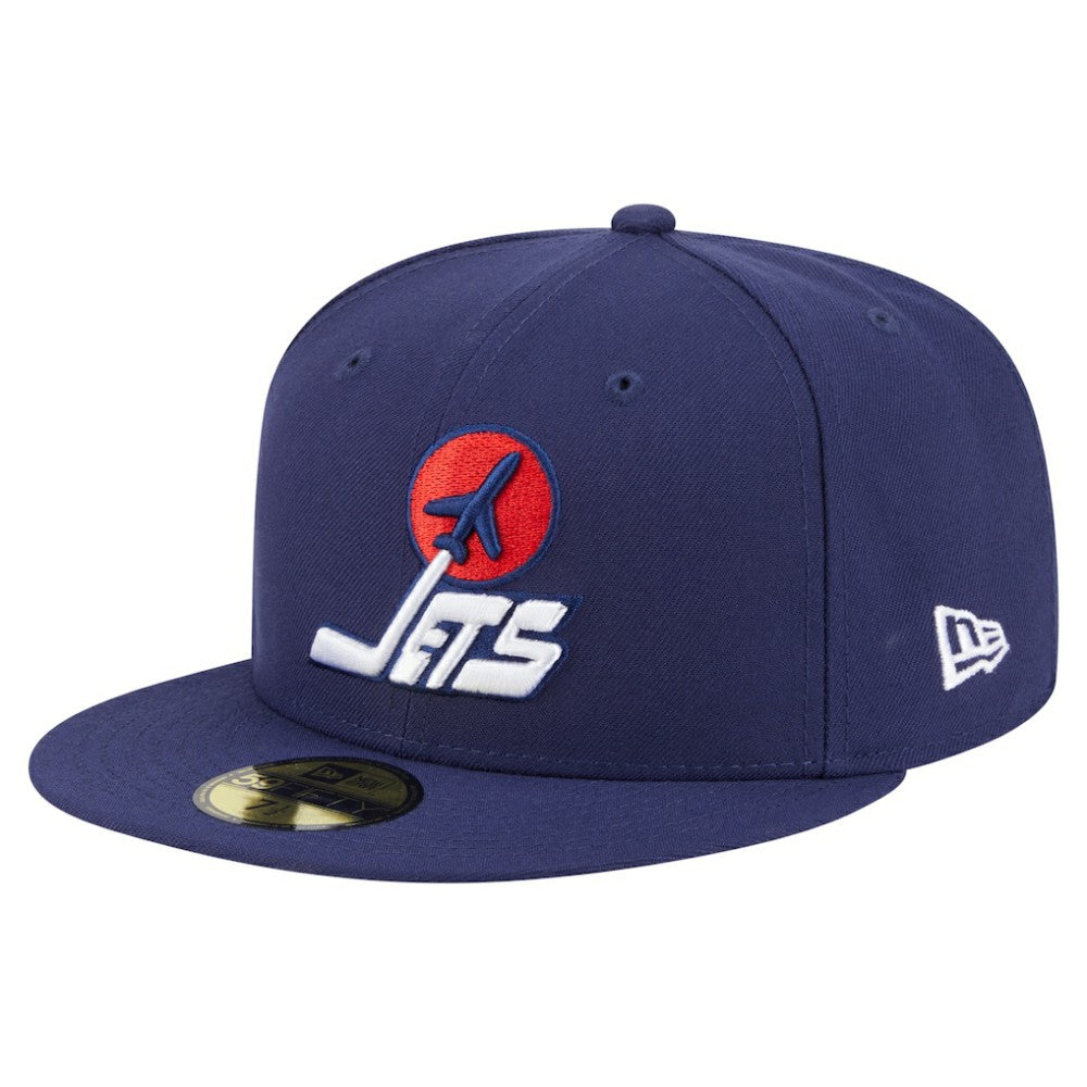 NHL Winnipeg Jets New Era Deceptor 59FIFTY Fitted Hat - Navy