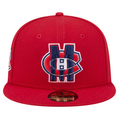 NHL Montreal Canadiens New Era Deceptor 59FIFTY Fitted Hat - Red