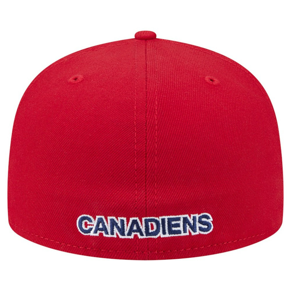 NHL Montreal Canadiens New Era Deceptor 59FIFTY Fitted Hat - Red