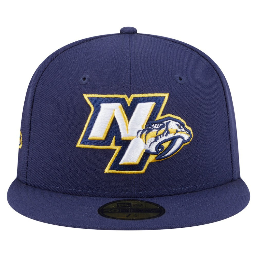 NHL Nashville Predators New Era Deceptor 59FIFTY Fitted Hat - Navy