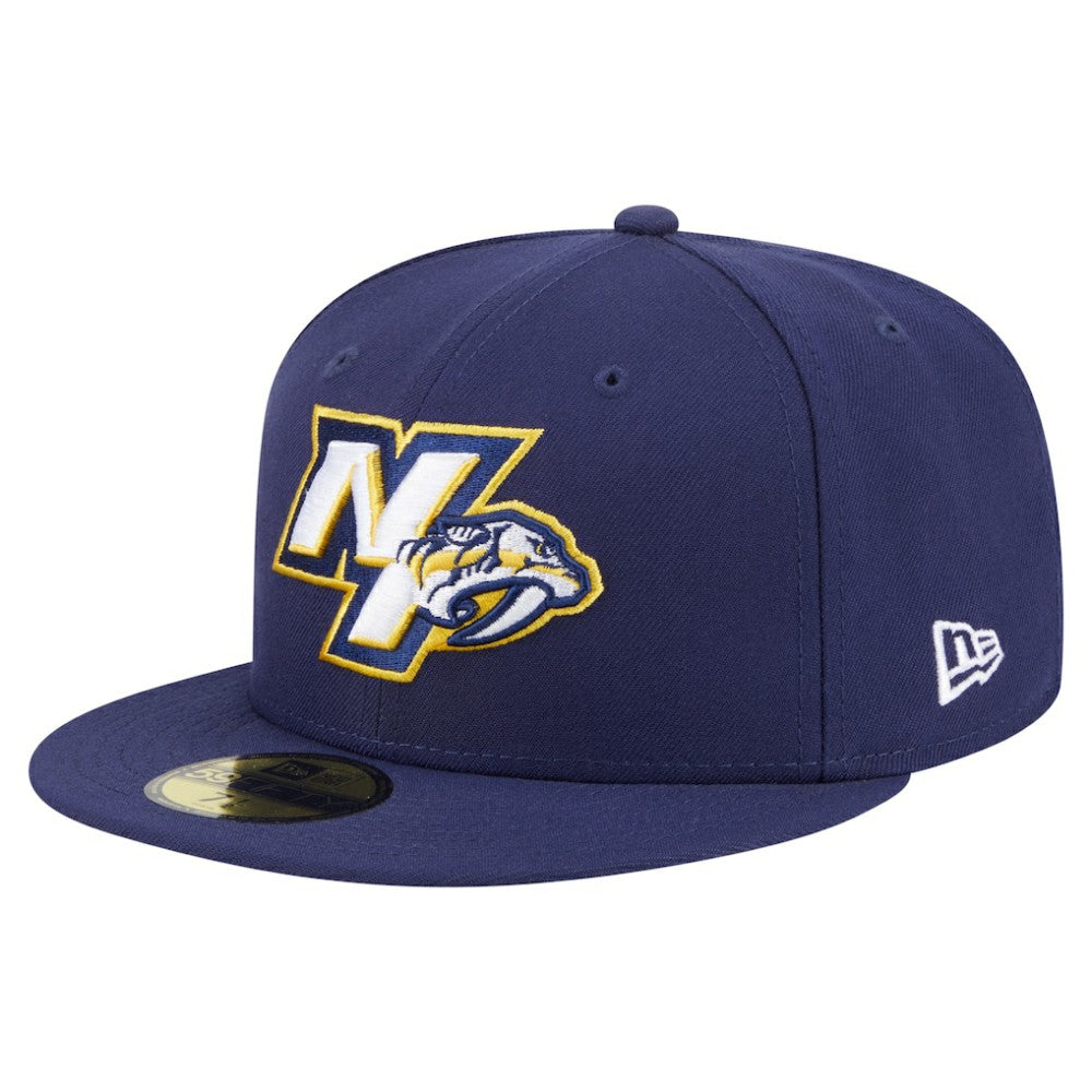 NHL Nashville Predators New Era Deceptor 59FIFTY Fitted Hat - Navy
