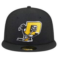 NHL Pittsburgh Penguins New Era Deceptor 59FIFTY Fitted Hat - Black