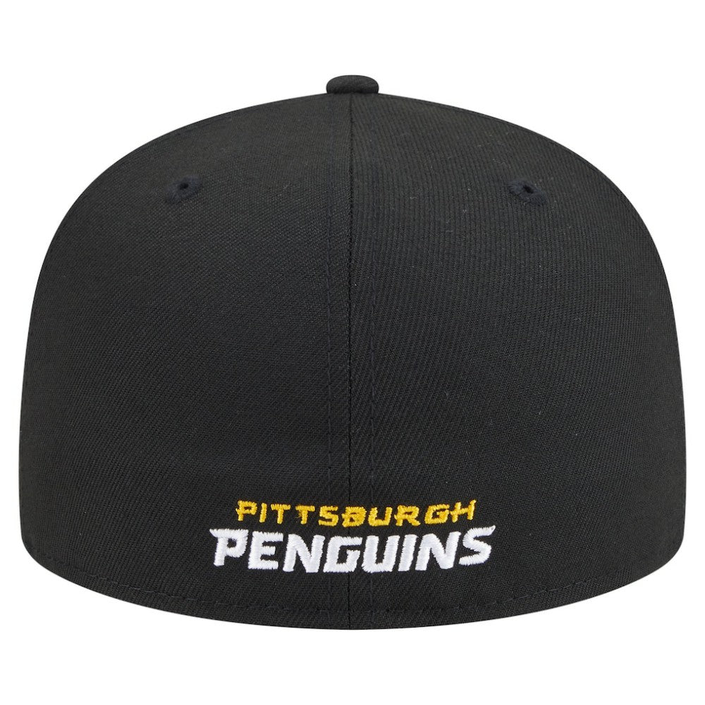 NHL Pittsburgh Penguins New Era Deceptor 59FIFTY Fitted Hat - Black