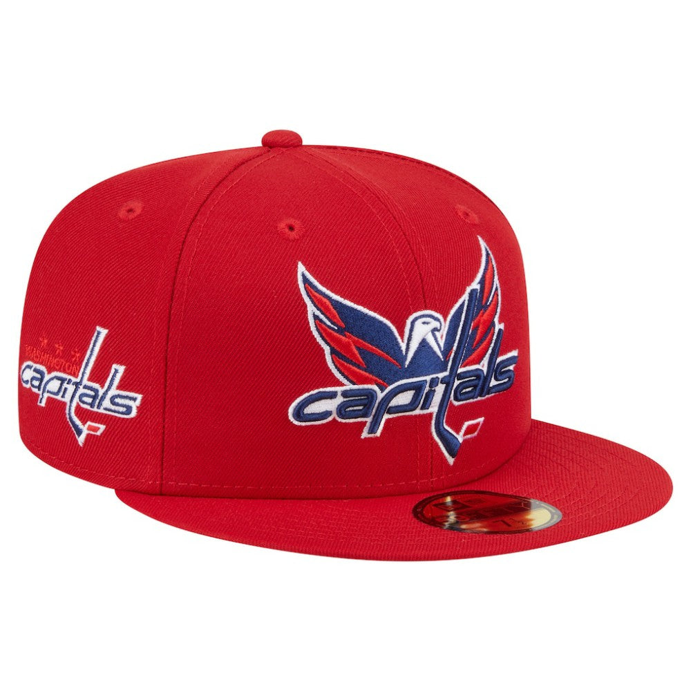 NHL Washington Capitals New Era Deceptor 59FIFTY Fitted Hat - Red