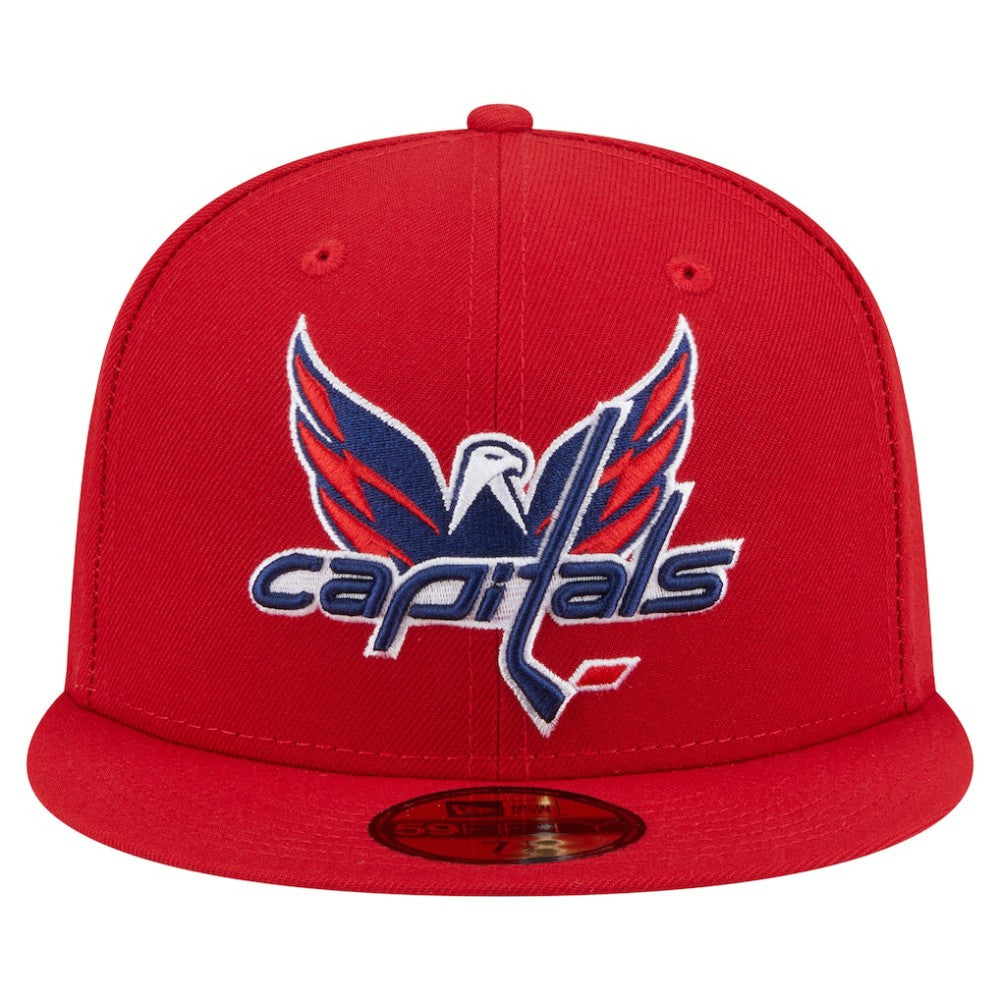 NHL Washington Capitals New Era Deceptor 59FIFTY Fitted Hat - Red