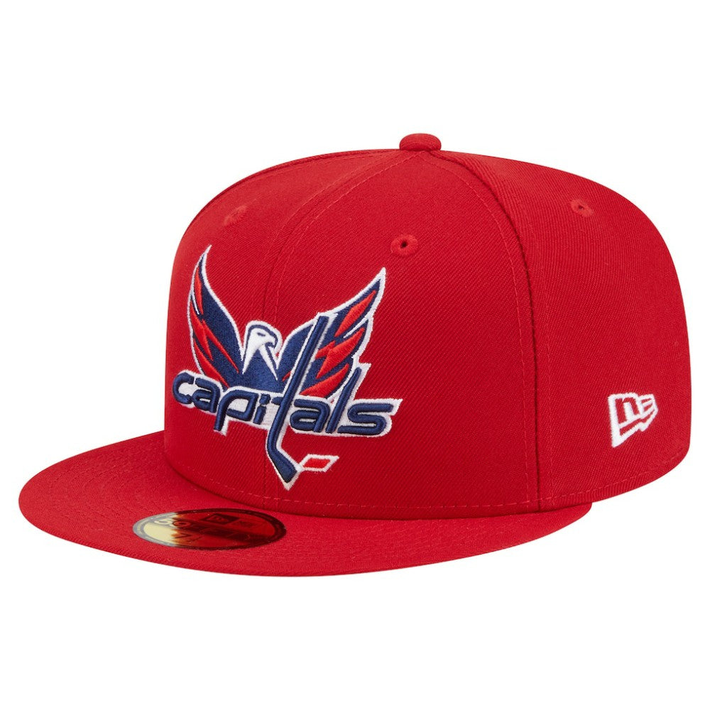 NHL Washington Capitals New Era Deceptor 59FIFTY Fitted Hat - Red