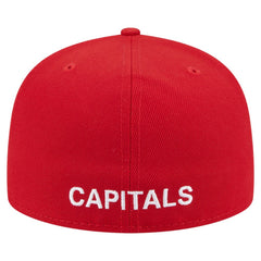 NHL Washington Capitals New Era Deceptor 59FIFTY Fitted Hat - Red