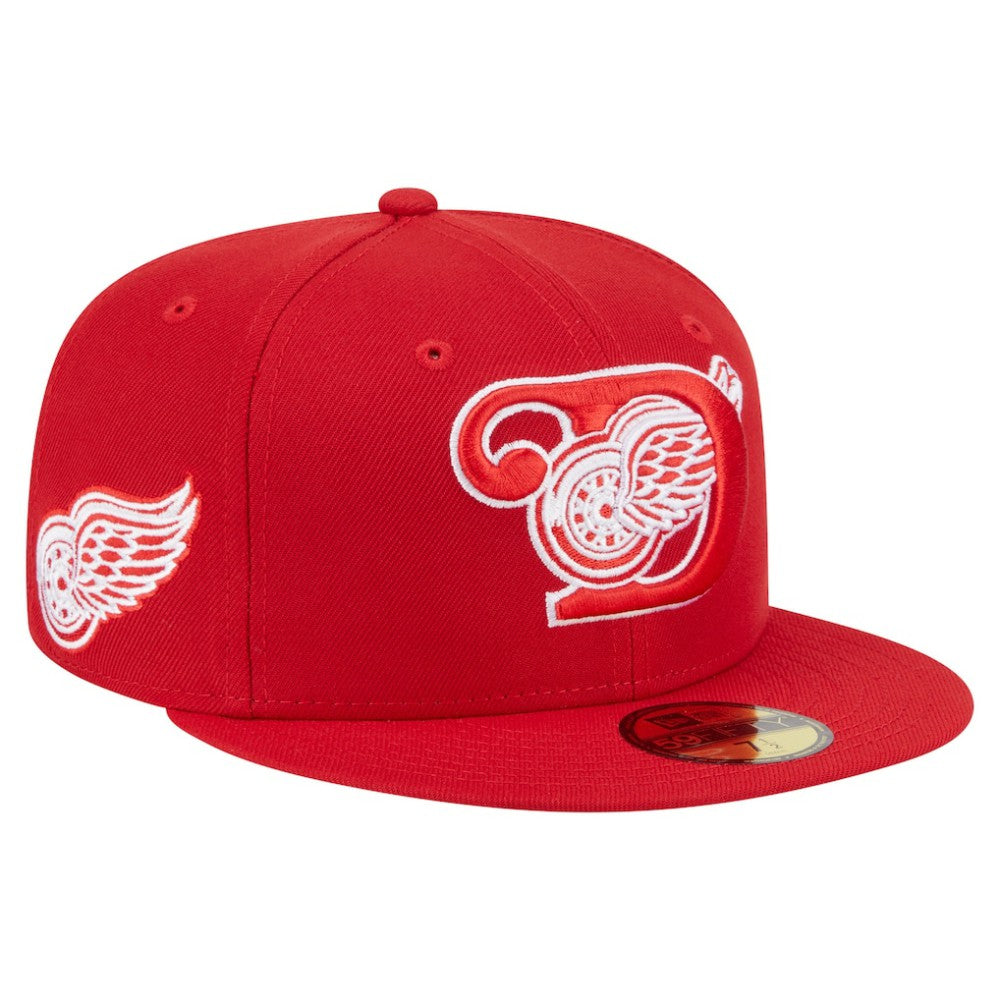 NHL Detroit Red Wings New Era Deceptor 59FIFTY Fitted Hat - Red