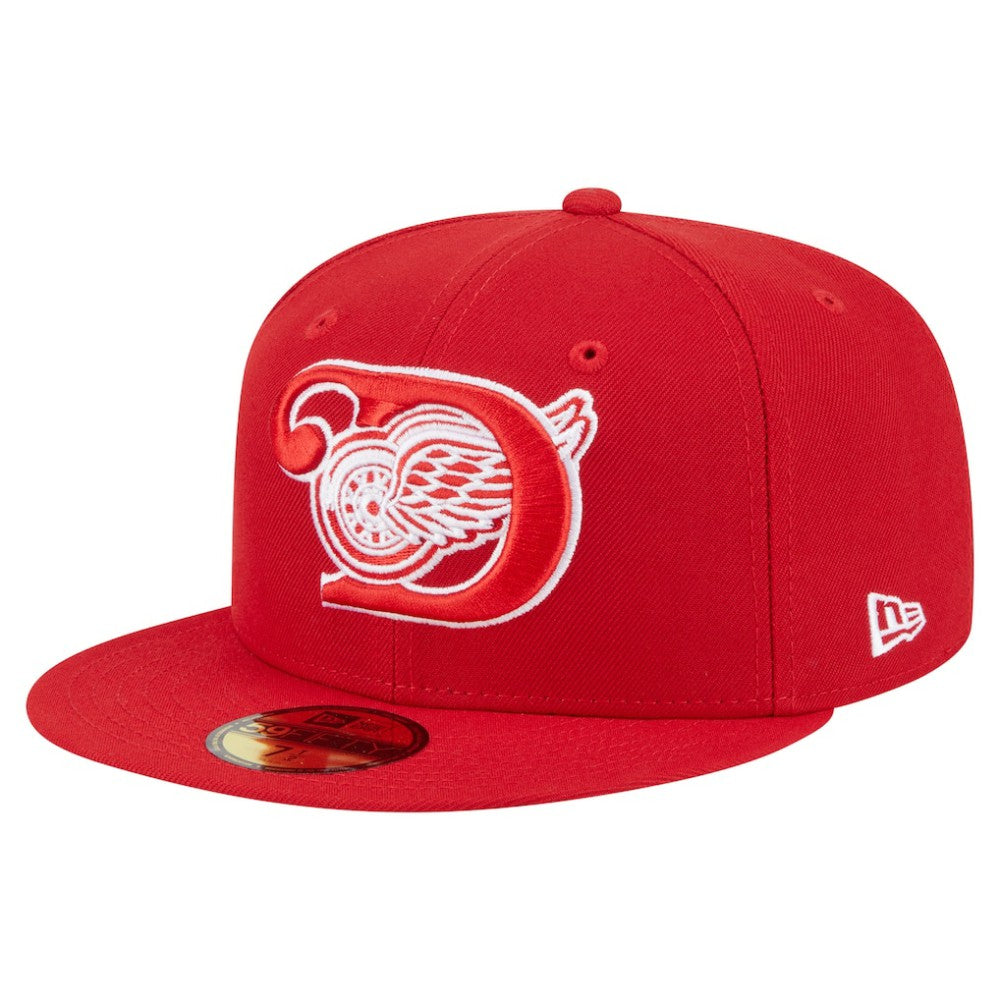 NHL Detroit Red Wings New Era Deceptor 59FIFTY Fitted Hat - Red