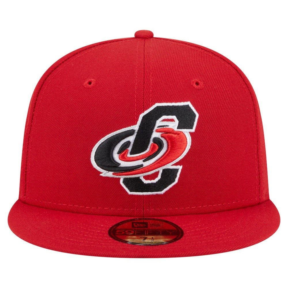NHL Carolina Hurricanes New Era Deceptor 59FIFTY Fitted Hat - Red